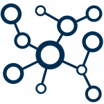 Icon vernetzt frei