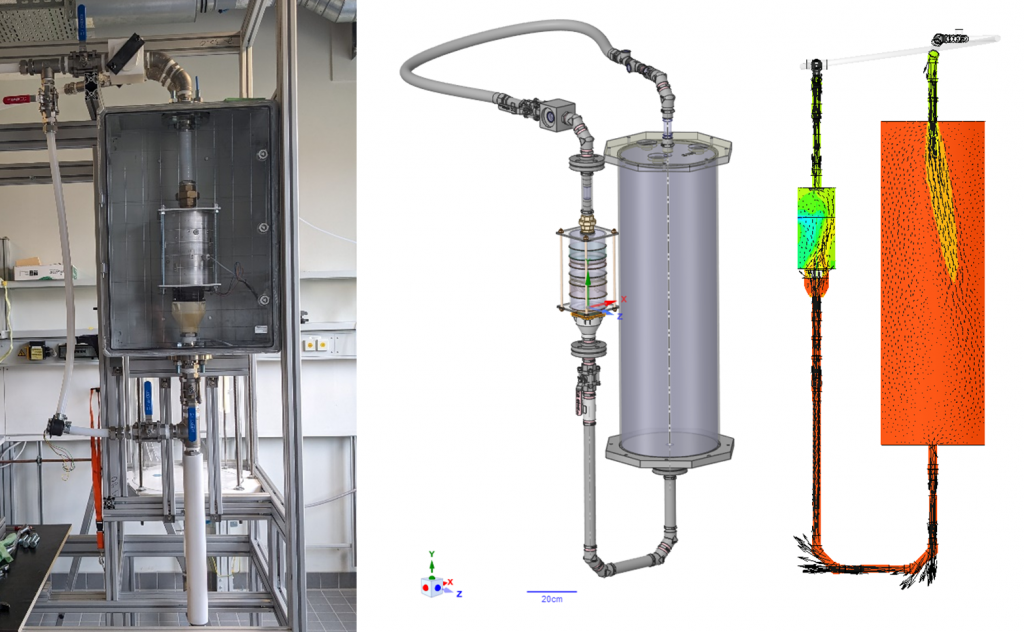 CFD-Simulation: Prüfstand Simulation Stack Reaktor
